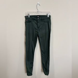 Hudson Natalie Super Skinny Olive Ankle Cut Jeans, SIZE: 27